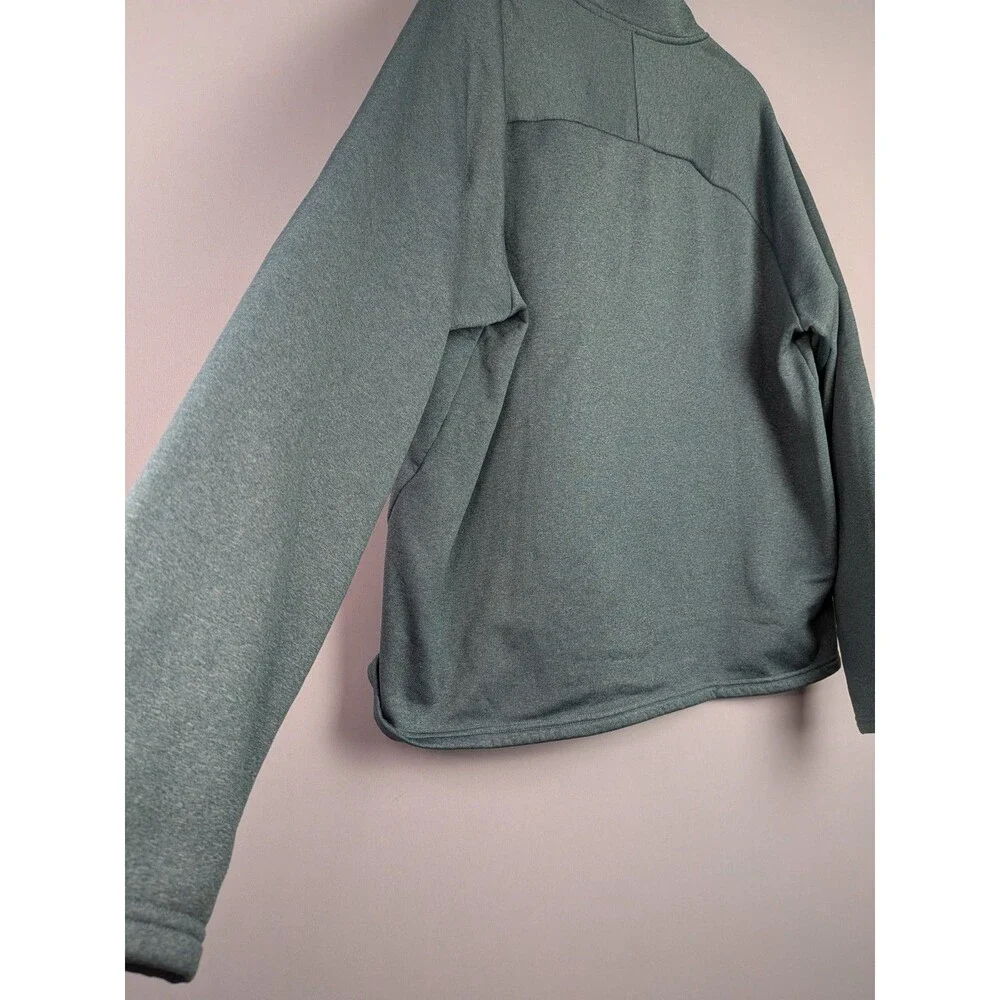 LL Bean Mountain Tech Fleece 1/2 Zip Jacket Men’s XL Green Pullover Active